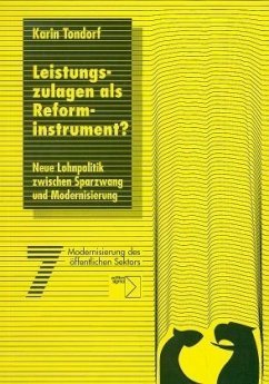 Leistungszulagen als Reforminstrument? - Tondorf, Karin