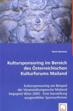 Cover Kultursponsoring im Bereich des Österreichischen Kulturforums Mailand