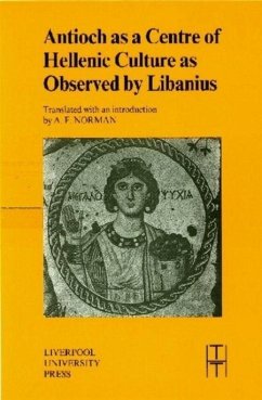 Cover Antioch as a Centre of Hellenic Culture, as Observed by Libanius