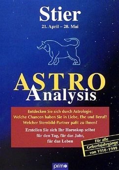 Cover Stier / Astro-Analysis