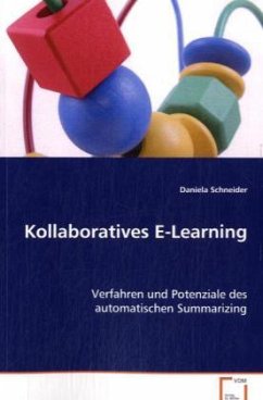 Kollaboratives E-Learning - Schneider, Daniela
