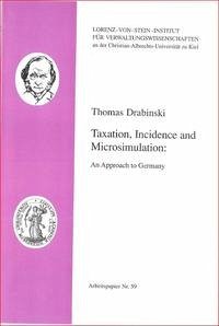 Taxation, Incidence and Microsimulation: An Approach to Germany