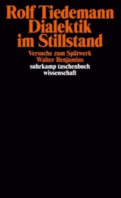 Dialektik im Stillstand - Tiedemann, Rolf