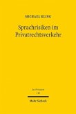 Sprachrisiken im Privatrechtsverkehr Sprachrisiken im Privatrechtsverkehr