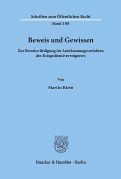 Beweis und Gewissen. - Klein, Martin