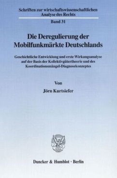 Cover Die Deregulierung der Mobilfunkmärkte Deutschlands.