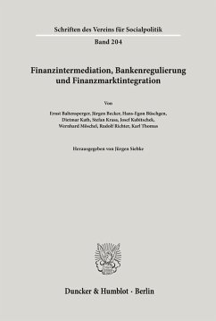 Cover Finanzintermediation, Bankenregulierung und Finanzmarktintegration.