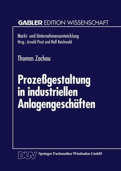 Prozeßgestaltung in industriellen Anlagengeschäften - Zachau, Thomas