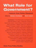 What Role for Government?: Lessons from Policy Research