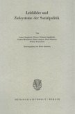 Leitbilder und Zielsysteme der Sozialpolitik.