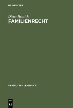 Familienrecht - Henrich, Dieter