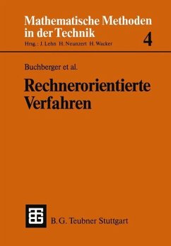 Rechnerorientierte Verfahren - Feilmeier, Manfred; Kutzler, Bernhard; Rump, Siegfried M.; Kratz, Mathias; Kulisch, Ulrich