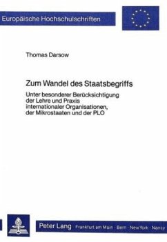 Zum Wandel des Staatsbegriffs - Darsow, Thomas