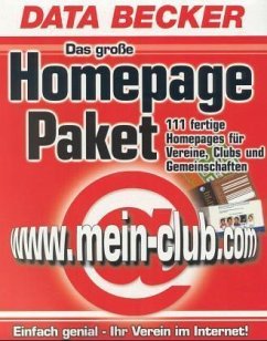 Das große Homepage Paket, www.mein-club.com, CD-ROM Das große Homepage Paket, www.mein-club.com, CD-ROM
