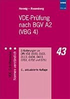 VDE-Prüfung nach BGV A2 (VBG 4) - Henning, W. / Rosenberg, W.