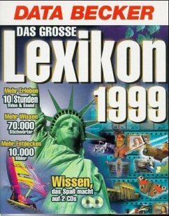 Das Große Data Becker Lexikon 1999, 2 CD-ROMs Das Große Data Becker Lexikon 1999, 2 CD-ROMs
