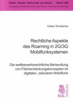 Cover Rechtliche Aspekte des Roaming in 2G/3G Mobilfunksystemen