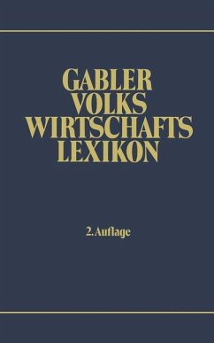 Gabler Volkswirtschafts Lexikon