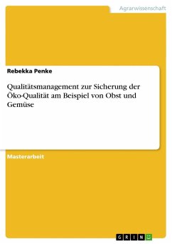 Qualitätsmanagement zur Sicherung der Öko-Qualität am Beispiel von Obst und Gemüse - Penke, Rebekka