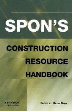 Spons Construction Resource Handbook - Spain, Bryan