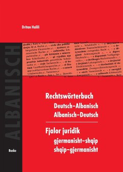 Rechtswörterbuch Deutsch-Albanisch /Albanisch-Deutsch - Halili, Dritan