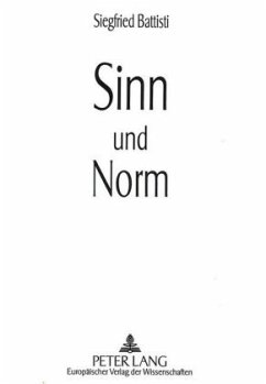 Sinn und Norm - Battisti, Siegfried