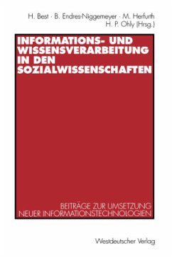 Informations- und Wissensverarbeitung in den Sozialwissenschaften