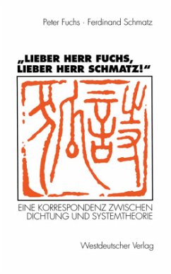 ¿Lieber Herr Fuchs, lieber Herr Schmatz!¿ - Fuchs, Peter;Schmatz, Ferdinand