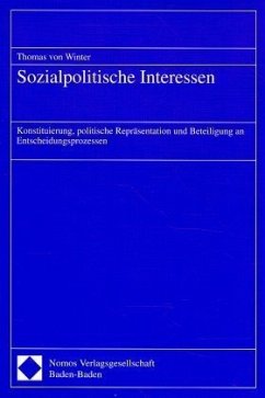 Sozialpolitische Interessen - Winter, Thomas von Sozialpolitische Interessen - Winter, Thomas von