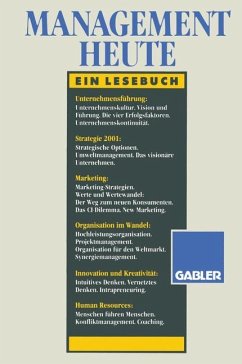 Management heute - Steinmann, Horst;Schreyögg, Georg;Henzler, Herbert A.