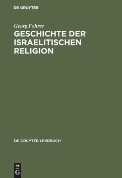 Geschichte der israelitischen Religion - Fohrer, Georg