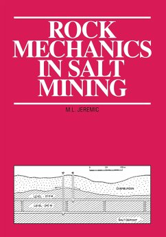 Rock Mechanics in Salt Mining - Jeremic, M L