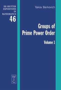 Groups of Prime Power Order. Volume 1 - Berkovich, Yakov