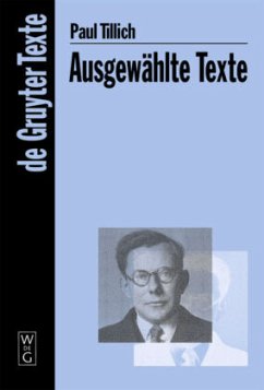 Ausgewählte Texte - Tillich, Paul