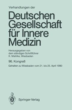 Verhandlungen der Deutschen Gesellschaft für Innere Medizin - Miehlke, Klaus