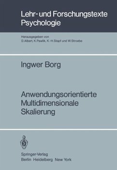 Anwendungsorientierte Multidimensionale Skalierung - Borg, Ingwer