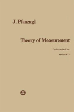 Theory of Measurement - Pfanzagl, J.