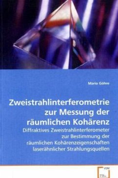 Zweistrahlinterferometrie zur Messung der räumlichenKohärenz - Göhre, Mario