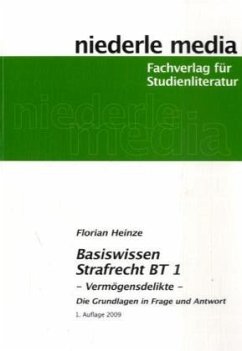 Basiswissen Strafrecht BT 1 - Vermögensdelikte - Heinze, Florian