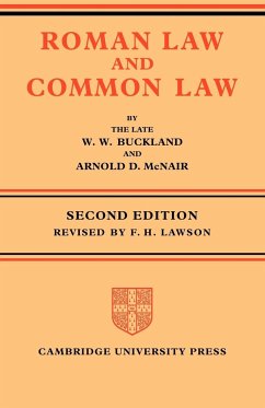 Roman Law and Common Law - Buckland, W. W.; McNair, Arnold D.