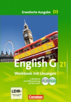 Englisch G, Workbook mit Lösungen, erweiterte Ausgabe, D3