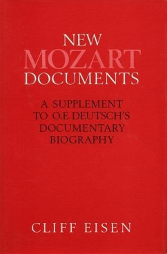 New Mozart Documents - Eisen, Cliff