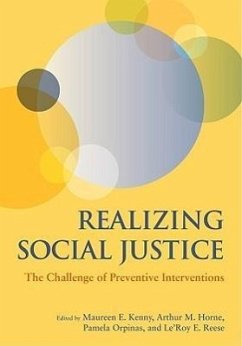 Cover Realizing Social Justice: The Challenge of Preventive Interventions