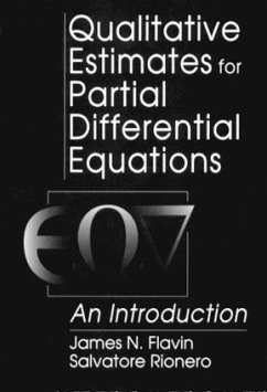Qualitative Estimates For Partial Differential Equations - Flavin, J N; Rionero, S.
