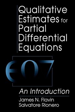 Qualitative Estimates For Partial Differential Equations - Flavin, J N; Rionero, S.