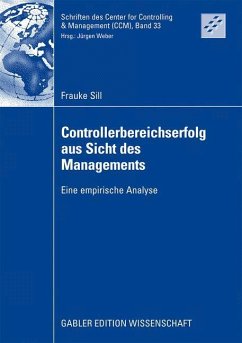 Controllerbereichserfolg aus Sicht des Managements - Sill, Frauke