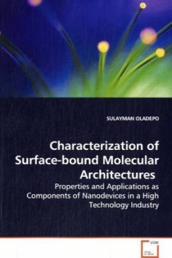 Characterization of Surface-bound MolecularArchitectures - Oladepo, Sulayman
