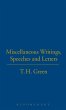 T.H.Green. Miscellaneous Writings, - Bild 1