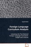 Foreign Language Curriculum Analysis