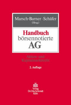 Cover Handbuch börsennotierte AG : Aktien- und Kapitalmarktrecht.
